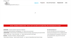 Desktop Screenshot of lag-tanz-hessen.de